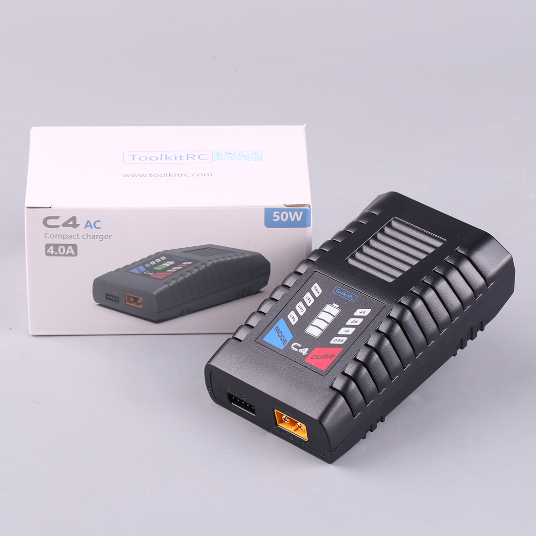شاحن تيار متردد ToolkitRC C4 5 - مراجعة Drone Racing Charger وسعره