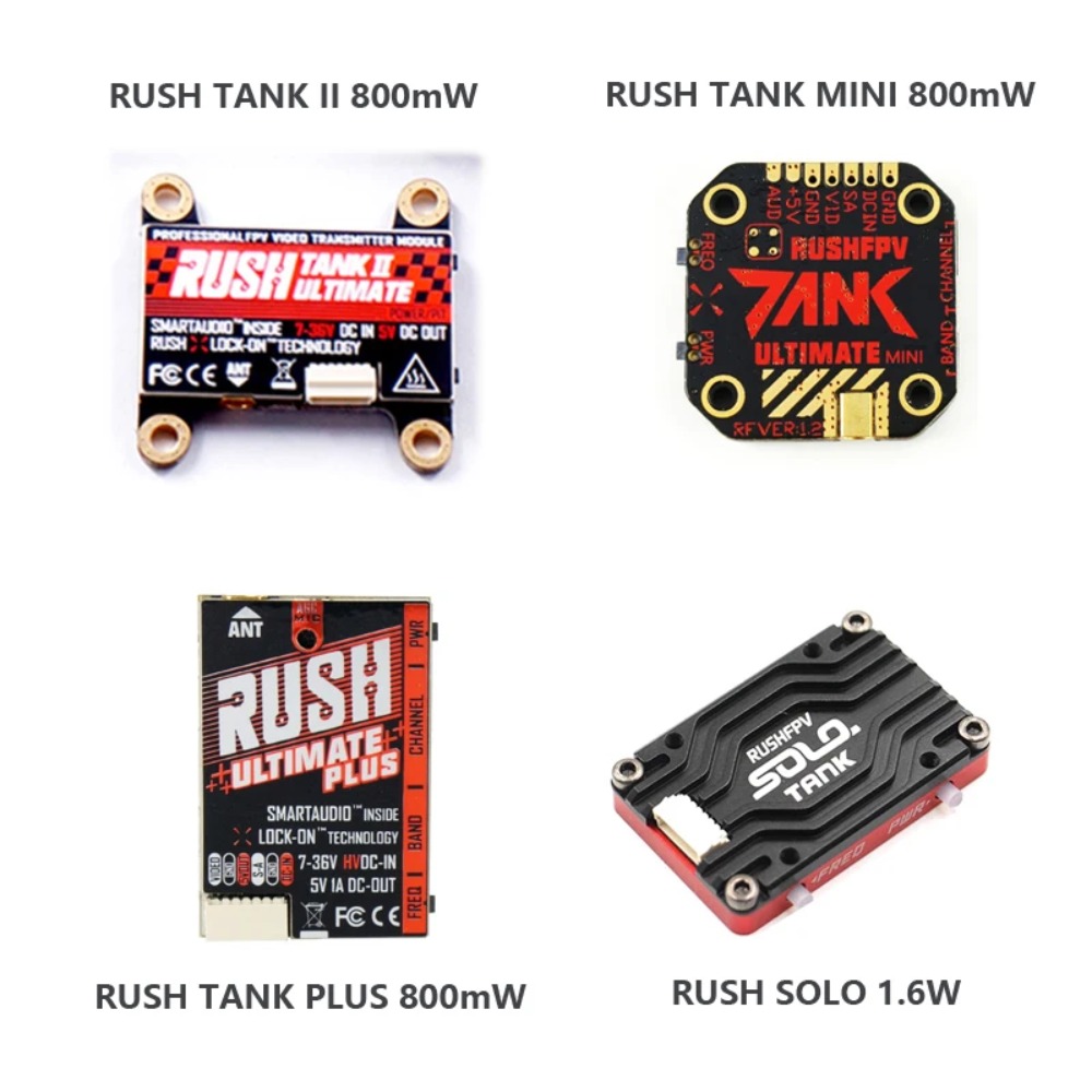 جهاز إرسال الفيديو RUSH TANK U - مراجعة Drone Racing Receiver وسعره